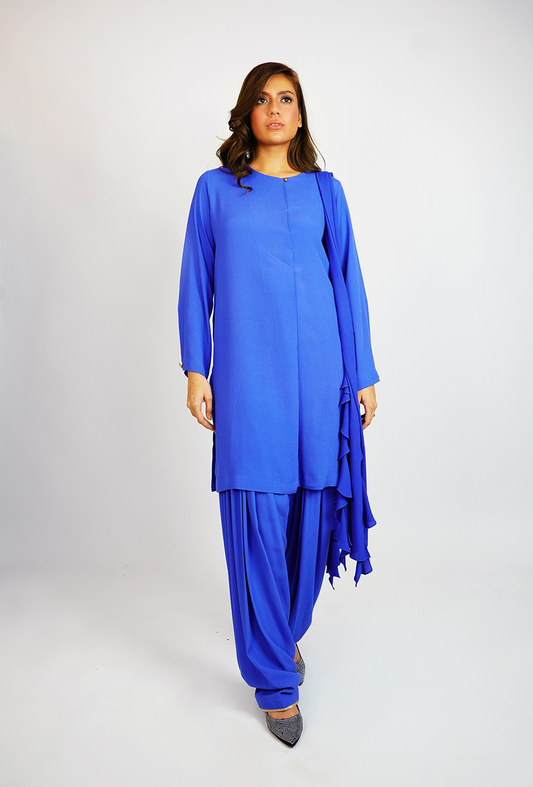 Cornflower Shalwar Suit