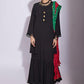 Close-up of a stylish Black Gharara Dress showcasing